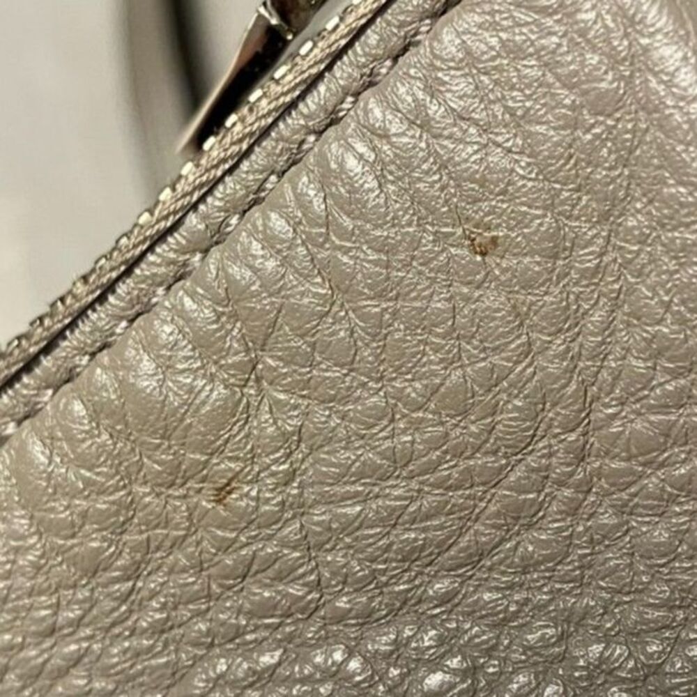 Coach Kelsey bag in gray pebble leather - Picture 5 of 5